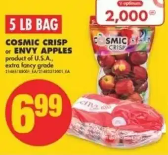 No Frills Cosmic Crisp or Envy Apples offer