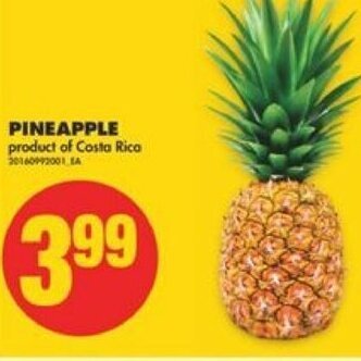 No Frills Pineapple offer