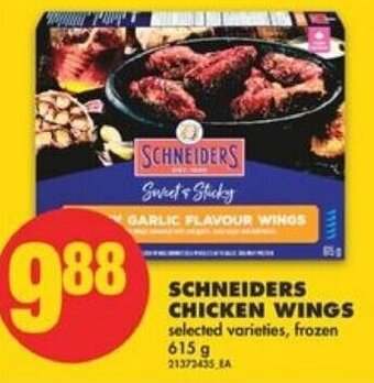 No Frills Schneiders Chicken Wings 615 g offer