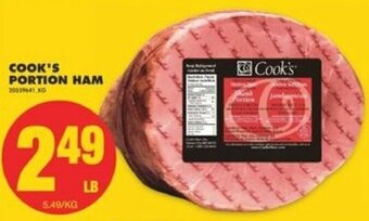 No Frills Cook's Portion Ham offer