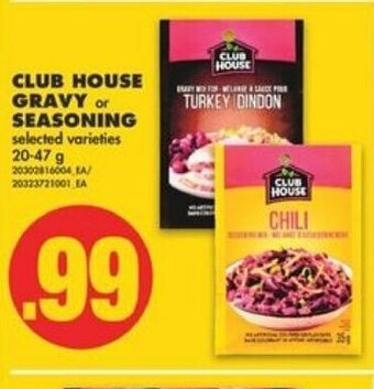 No Frills Club House Gravy or Seasoning 20-47 g offer
