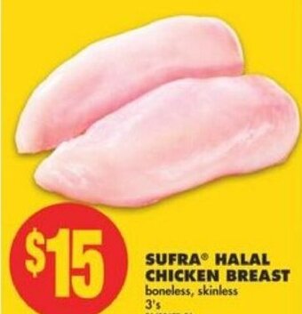 No Frills Sufra Halal Chicken Breast 3's offer