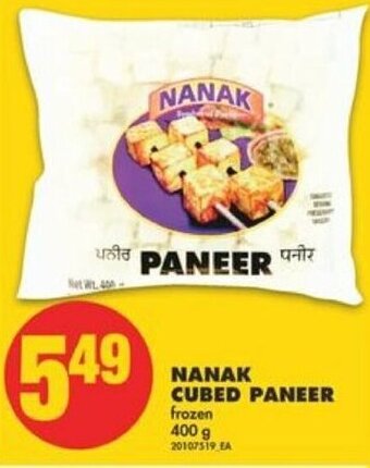 No Frills Nanak Cubed Paneer 400 g offer