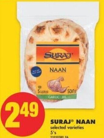 No Frills Suraj Naan 5's offer