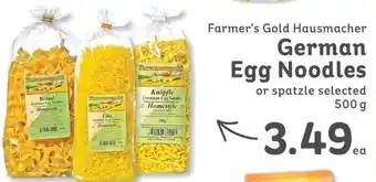 IGA Farmer's Gold Hausmacher German Egg Noodles 500 g offer