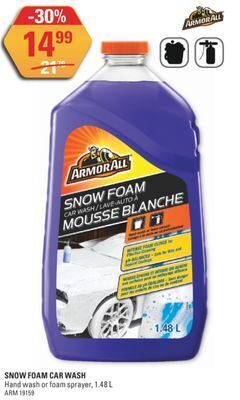 NAPA Auto Parts Snow foam car wash offer