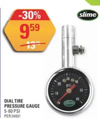 NAPA Auto Parts Dial tire pressure gauge offer