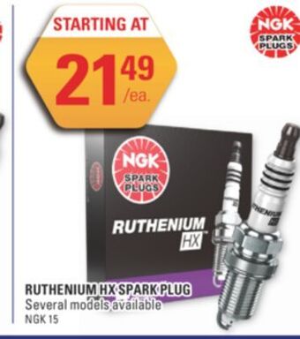 NAPA Auto Parts Ruthenium hx spark plug offer
