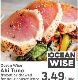 IGA Ocean Wise Ahi Tuna offer