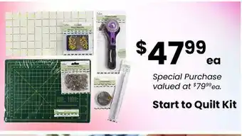 Fabricland Start to quilt kit offer