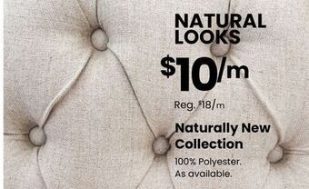 Fabricland Naturally new collection offer