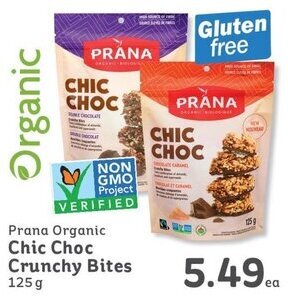 IGA Prana Organic Chic Choc Crunchy Bites 125 g offer