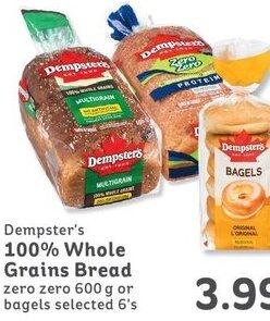 IGA Dempster's 100% Whole Grains Bread offer