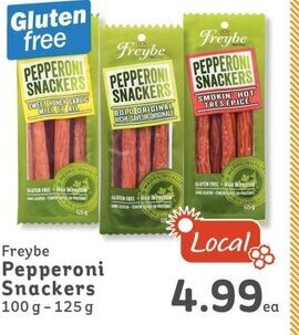 IGA Freybe Pepperoni Snackers 100g-125 g offer