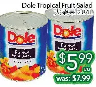 Ample Food Market Dole tropical fruit salad offer