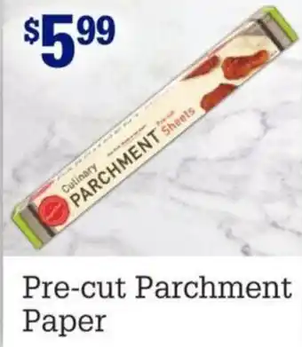 M&M Meat Shops Pre-Cut Parchment Paper offer