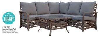 The Brick Peru 4-piece patio conversation set offer