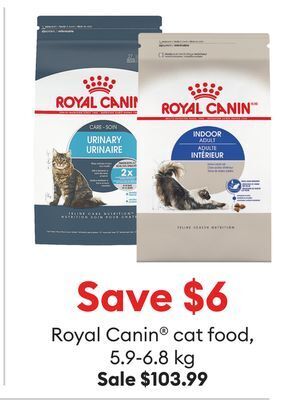 Petsmart Royal canin® cat food offer