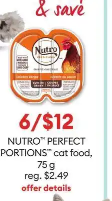 Petsmart Nutro™ perfect portions™ cat food, offer