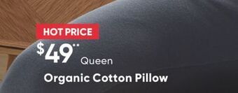 Sleep Country Organic cotton pillow offer