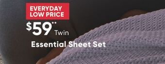 Sleep Country Essential sheet set offer