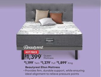 Sleep Country Beautyrest elton mattress offer