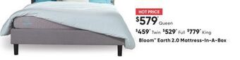 Bloom earth 2.0 mattress-in-a-box