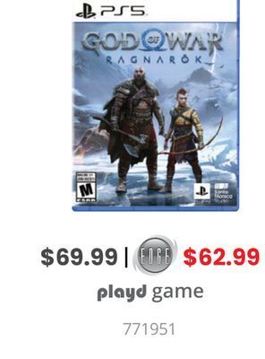 GameStop Ps5 playd game offer