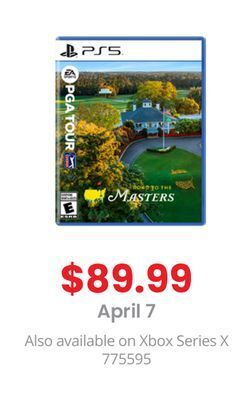 GameStop Ps5 pga tour offer