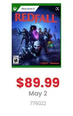 GameStop Xbox series x redfall offer