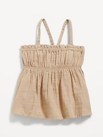 Old Navy Sleeveless double-weave back bow-tie swing top for toddler girls offer