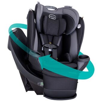 Best Buy Evenflo revolve360 extend all-in-one rotational high-back booster car seat - reverse grey offer