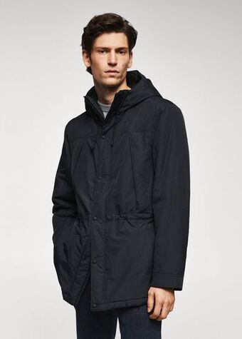Mango Water-repellent padded parka offer