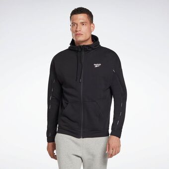 Workout ready piping zip-up sweatshirt