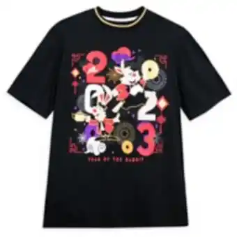 Disney Store White rabbit and march hare t-shirt for adults – year of the rabbit lunar new year 2023 offer