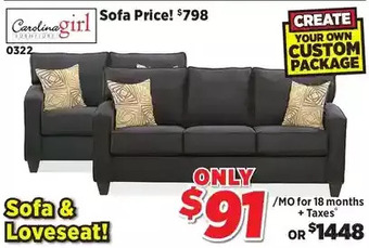 Surplus Furniture Jitterbug gunmetal sofa & loveseat offer