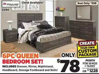 Surplus Furniture Sonoma 6-piece storage bedroom set offer