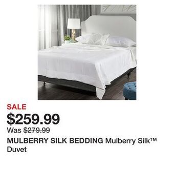 TSC Stores Mulberry silk™ duvet offer