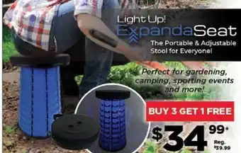 Showcase Light up expanda seat offer