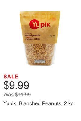 Costco Yupik, blanched peanuts, 2 kg offer