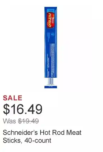 Costco Schneider’s hot rod meat sticks, 40-count offer