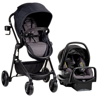 Best Buy Evenflo pivot modular travel system with safemax infant car seat - casual grey offer