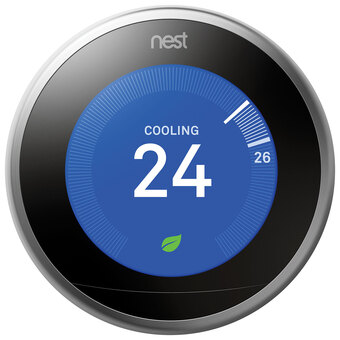 Best Buy Google nest wi-fi smart learning thermostat (3rd generation) - stainless steel offer