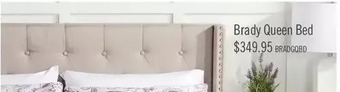 The Brick Brady queen bed offer