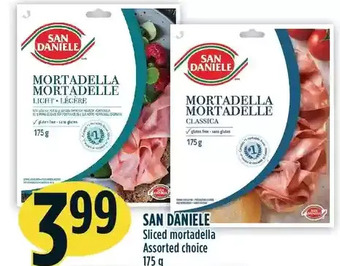 Marché Adonis San daniele sliced mortadella offer