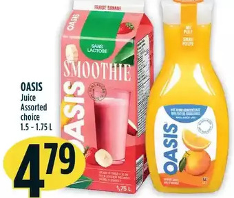 Marché Adonis Oasis juice offer