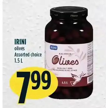 Marché Adonis Irini olives offer