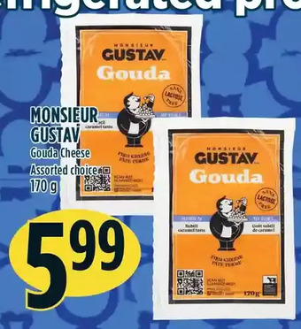 Marché Adonis Monsieur gustav gouda cheese offer