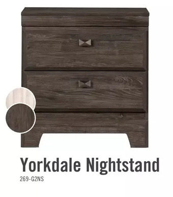 The Brick Yorkdale nightstand - grey offer