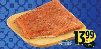 Marché Adonis Marinated salmon fillet offer